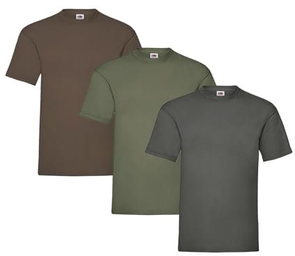 Fruit of the Loom Men's T-Shirt, Pack of 3, XXL