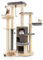 COSTWAY 173cm Kratzbaum Holz, Katzenbaum Groß, Katzenkratzbaum mit Katzenhöhle & Matten & Ball & Hängeseil, Aktivitätsbaum Mehrstöckig, Katzenmöbel Kletterbaum Katzenhaus (Grau)