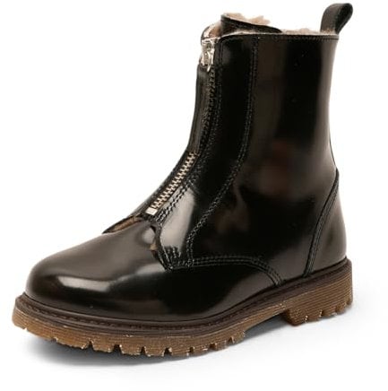 bisgaard Unisex Kinder Nora Lamb Fashion Boot, Black polido, 38 EU