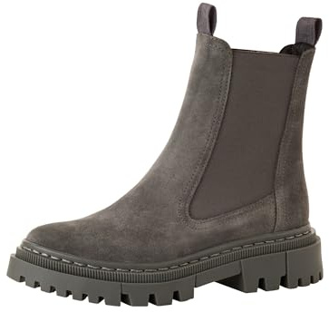 Tamaris 1-1-25491-41-001 Damen Chelsea Boot Leder schwarz schwarz