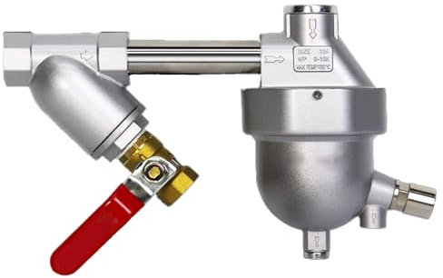 AS6D Auto Drain Valve for Air Compressor, G1/4 Inch Automatic Drainer Support for the Pressure 1.6Mpa, Compressed Air System Tank Auto Water Drainer - Float Automatic Control