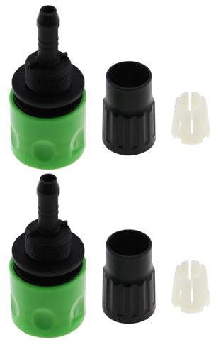 The Lord of the Tools 2Sets Garden Hose Tap Quick Connector Hose Pipe Fittings Replacement Kit for Expanding Hoses Adaptor Pipe Fitting Green