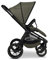 MOON SPORT moss/melange, Sportwagen-Buggy mit Liegefunktion, bis 22kg, UV-Schutz 50+, zusammenklappbar, großer Korb, Kollektion 2025