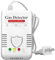Detector de gas natural de alta precisión y alarma combustible, Plug and Play con tecnología avanzada de chip, alarma de 85 dB para metano, propano, etano, GLP y GNL, ideal para la seguridad del hogar