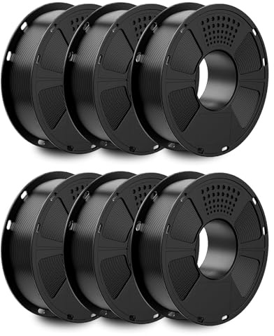 GEEETECH PLA Filament,Schwarz 6x1kg für 3d Drucker