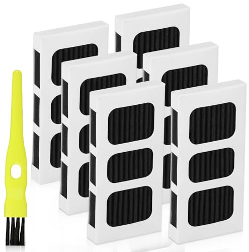 6 PEZZI FILTRO Aria Frigo con Spazzola Fresh Air Filter Lg Compatibile con Ultra IIPD00044143, PS12364179 Ultra 2EAP12364179, PA02, HBA-P2242047805,4582822, 5303918847GF24, FAF04 06, CF2. 4, A004