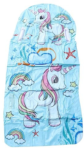 Toddmomy Blaues Aufblasbares Junge Mädchen-PVC-kickboard Robust Leicht Tragbar Für Pool Schwimmbadspielzeug Und Wasserspaß