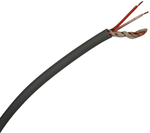 AERZETIX: Cavo audio schermato grigio 2 x 0,25 mm² Ø6 mm C19741 (2 metri)