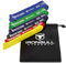 Pull Up Assist Band, Premium Stretch Resistance Bands - Mobility Bands - Powerlifting Bands - Extra Durable and Heavy Duty Pull-Up Bands - Works with Any Pullup Station (Six-Band Set)