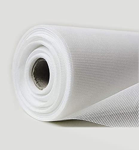 eacommerce - Rete Zanzariera in Fibra di Vetro | Rotolo da 30 metri | Maglia 18x16 | Facile da Tagliare e Adatta per Telai | Protezione Insetti | Bianca, Altezza 150 cm