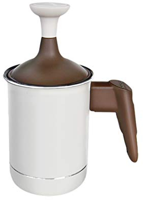 Manual Milk Frother, Hand Pump Milk Foamer Milk Frothing Pitchers DIY Fancy Coffee Cream Coffee Foamer Milk Creamer for Cappuccinos Coffee Latte