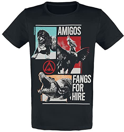 Far Cry 6 - The Amigos Männer T-Shirt schwarz M 100% Baumwolle Fan-Merch, Gaming, Ubisoft