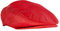 Infinity Leather Echtes Rot Leder Ivy Barett Zeitungsjunge Gatsby Golf Cabbie Schiebermütze XL