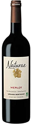 Gérard Bertrand Naturae Merlot vin rouge bio vegan sans sulfites ajoutés 2023 75cl IGP Pays d'Oc