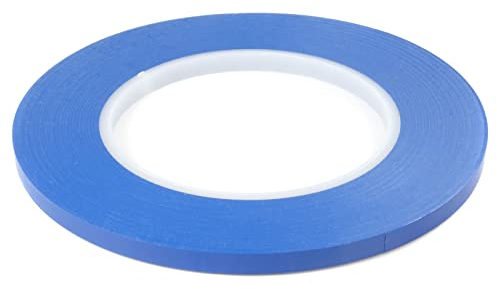 DonDo Fineline Konturenband Zierlinienband lackier Klebeband lackieren Airbrush Masking Tape 6mm x 55m blau