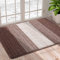 Homaxy Zerbino per interni, lavabile in lavatrice, morbido, cattura sporco, super assorbente, antiscivolo, per interni, porta anteriore, posteriore, animali domestici e cani (80 x 120 cm, marrone)