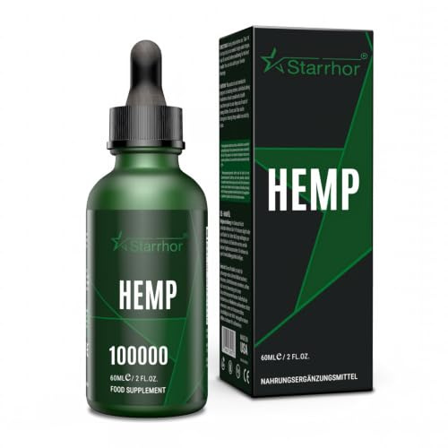 Premium Natural Oil 100000MG, High Potency, Cold Pressed Formula Rich in Omega 3-6-9 Fatty Acids, Non-GMO, for Joint & Sleep, 60ML
