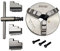 SANOU Manual Metal Lathe Chuck - 5 Inch 3 Jaw Self-Centering Scroll Chuck