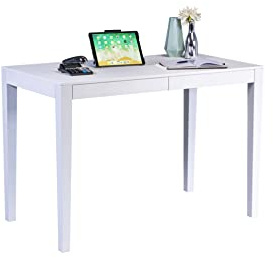 M2 Kollektion Schreibtisch Gunar in MDF weiß, B/H/T = 110x75x60cm