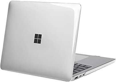 MOSISO Hülle Kompatibel mit Surface Laptop 5/4/3 13,5 Zoll 2022 2021 2019 mit Metall Tastatur (Models: 1951 & 1868), Schutzhülle Kunststoff Hartschalen Case Cover, Kristallklar