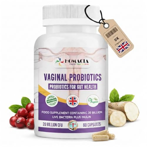 Probiotics for Women - Advanced Vaginal Probiotics for Intimate Health, Cystitis Treatment for Women, 20 Billion Probiotic Capsules, Boost Intimate Flora with Womens Probiotic Tablets - UK Made