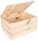 Creative Deco Große Holzkiste mit Deckel | 40 x 30 x 22cm | Holztruhe mit Deckel | Vintage Deko Holzbox | Geschenke Holzbox Kiste | Perfekt als Geschenkbox Weinkiste Spielzeugkiste Aufbewahrungsbox