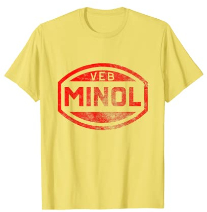 MINOL - RED COLOR - GRUNGE & STONEWASHED EFFECT T-Shirt