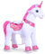 PonyCycle Esencial Modelo E Unicornio Juguete para Niños Montar con Ruedas y Freno Unicornio Balancin Juguete para Niñas (Unicornio Rosa/Talla 4 para 4-7 años)- E412