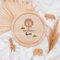 wunderwunsch - Personalisiertes Holzbrett mit hochwertigem Spezial-Druck - Rundes Holzbrett mit Name - Personalisiertes Schneidebrett für Kinder - Personalisiertes Geschenk für Kinder (Löwe)