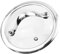 HEVSTIL 6 Inch Tempered Glass Lid for Frying Pans - Vented Skillet Cover with Stainless Steel Handle