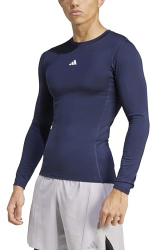 adidas Herren Techfit Compression Training Longsleeve Tee, Legend Ink, S