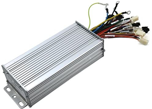 QIULKU Ebike Controller,E-Bike Controller 36v 48-84V 1500W 45A Max Dual-Mode-Sensor/Sensorloser bürstenloser DC-Motor-Controller Elektro-Fahrradfahrer