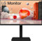 LG Electronics Monitor 24BA450, 24 Inch, FHD 1080p, 100Hz, 5ms Response Time, IPS Panel, HDMI, DisplayPort (Matt Black)