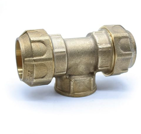 DOJA Barcelona | Giunto Femmina Polietilene | PE | Compressione | 20x1/2 | Giunzione Tubo Irrigazione | Connettore per Radiatori, Tubo Gocciolante, Aria Compressa, Adattatore Gas/Tubo Acqua