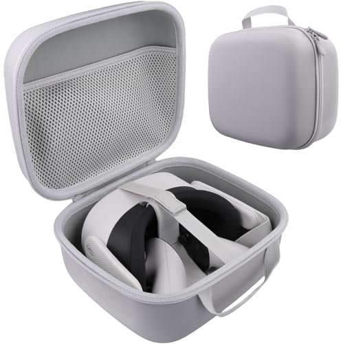co2CREA Storage Carry Travel Case for Meta Quest 3S All-in-One VR Headset,Protective Case Compatible with Headset Controllers Accessories (Case only,not Include VR Headset)