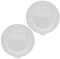 IMIKEYA 2pcs Digital Kitchen Scale Weighing Bowl Measure Tray Snack Salad Bowl for Electronic Scale
