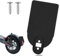 Wjelet Nummernschildhalter, E-Scooter Kennzeichenhalter für Halter Nummernschild Warnschild Roller Skateboard Zubehör, Acryl Kennzeichenhalter mit 2 Schrauben Kompatibel mit M365 M365 Pro (Schwarz)