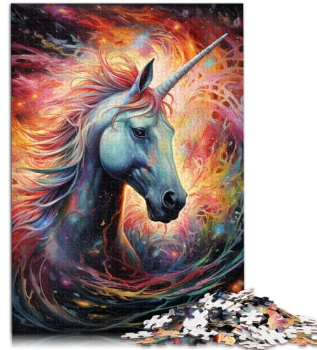 Puzzle für Erwachsene, 2000 Teile, Bunte Pferde, anspruchsvolles Spiel, Puzzles für die Heimdekoration, 27,56 x 39,37 Zoll, geeignet für und Jugendliche ab 14 Jahren