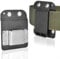 wenyouya Drill Belt Clip Holder with Belt - Nylon & Stainless Steel Tool Holder for 2 Belts, 65g Lightweight (Black)