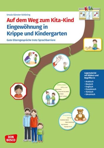 Auf dem Weg zum Kita-Kind. Eingewöhnung in Krippe und Kindergarten: Legematerial für gute Elterngespräche trotz Sprachbarriere. Visualisierung für die pädagogische Arbeit in der Kita