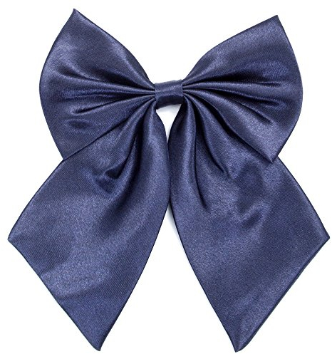 Damen Fliege Schleife Binder Schlips - 28~49 cm Länge Verstellbare Bowknot Krawatten (Navy blau)