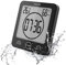 FXxswey LCD Reloj de Ducha Digital, Reloj de baño Reloj de Ducha Impermeable Reloj Temporizador Temperatura Humedad Pared Ducha Reloj Reloj Temporizador de Cocina (Negra)