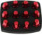 Uhlsport Unisex – Erwachsene Alu 6 Kt Stollen, Anodized red, 13/16MM