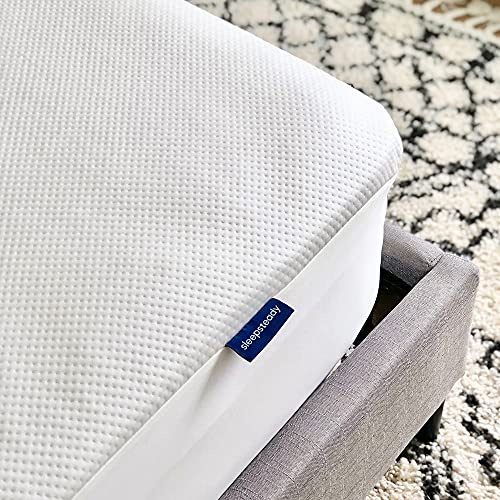 Matratzenschoner aus Tencel, 100% wasserdicht, ultraweich, natürlich kühlend und atmungsaktiv, Tiefe Tasche bis zu 45,7 cm