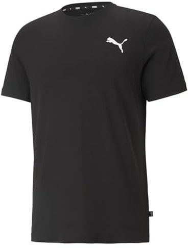 Puma Herren ESS S Logo Tee T-Shirt, Black-Cat, XL