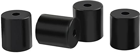4 Stück Silikon Isolierte Dämpfer Puffer Tube,18 mm 3D Drucker Heatbed Teile Kieselgel-Heißbett-Nivelliersäule Beheiztes Bett Nivellierung Zubehör für Anet A8 Wanhao D9 Anycubic Mega Bottom Connect