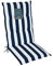 LILENO HOME Coussins pour chaise de jardin [1 pièce – à dossier haut], à rayures bleues, chaises longues confortables comme coussin d'assise pour meubles de jardin et chaises pliantes