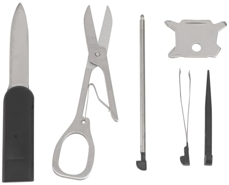 TEHAUX Outdoor-Werkzeugtasche, Multitool Pocket Tool Kreditkarte Tool Taktische Multitool -set, Geschenke Überlebens Wallet in Kreditkartenformat Für Papa Freund