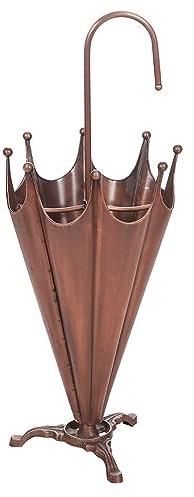 Dibor Copper Free-Standing Metal Brolly Umbrella Holder Hallway Rack Stand