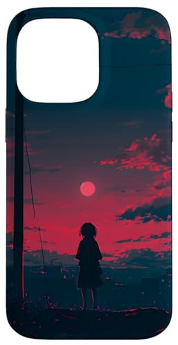 Anime Lofi Manga-Kunst Hülle für iPhone 14 Pro Max